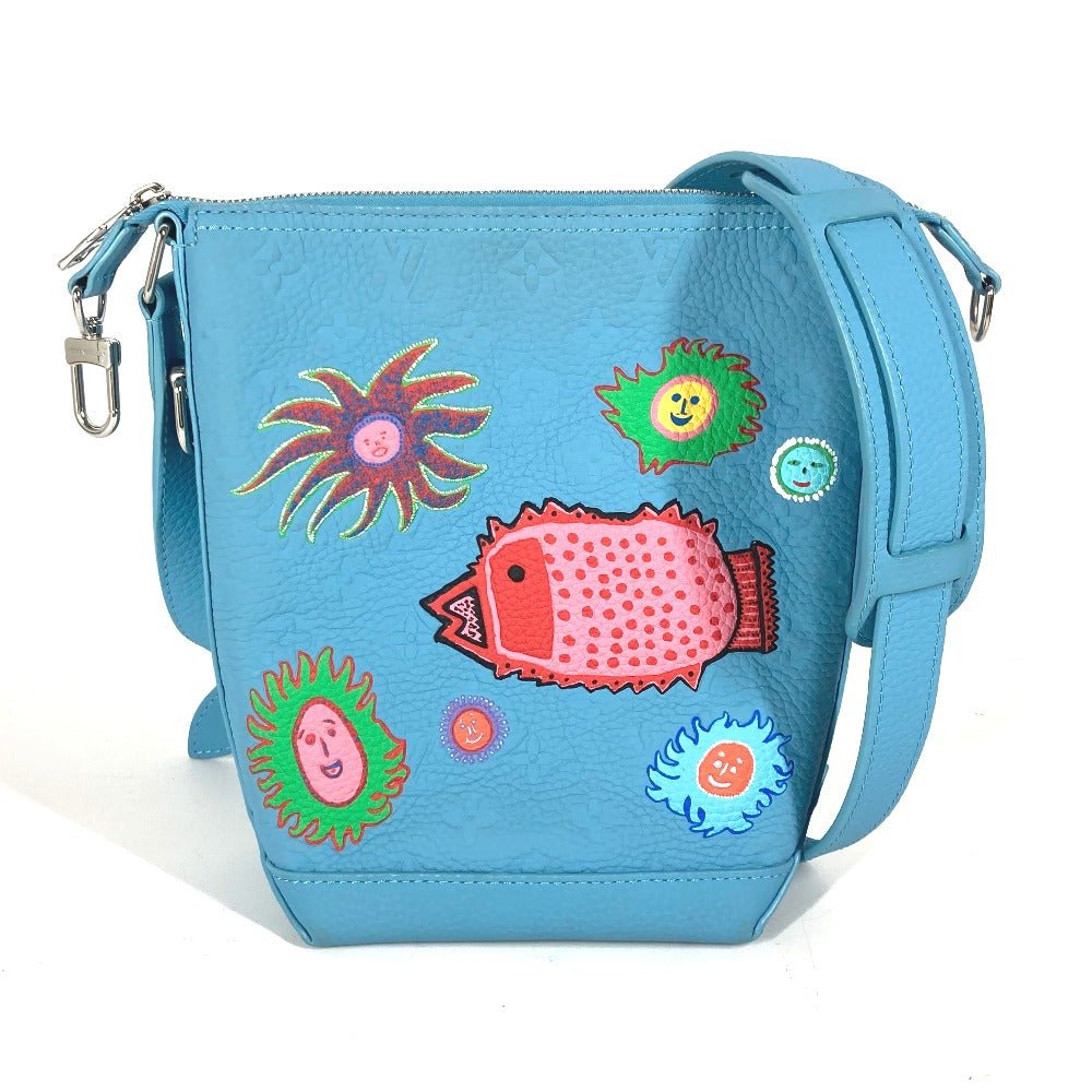 LOUIS VUITTON Shoulder Bag M21716 Taurillon Clemence Leather blue LVxYK Monogram Taurillon Clemence Hobo Cruiser | AlmaBagz