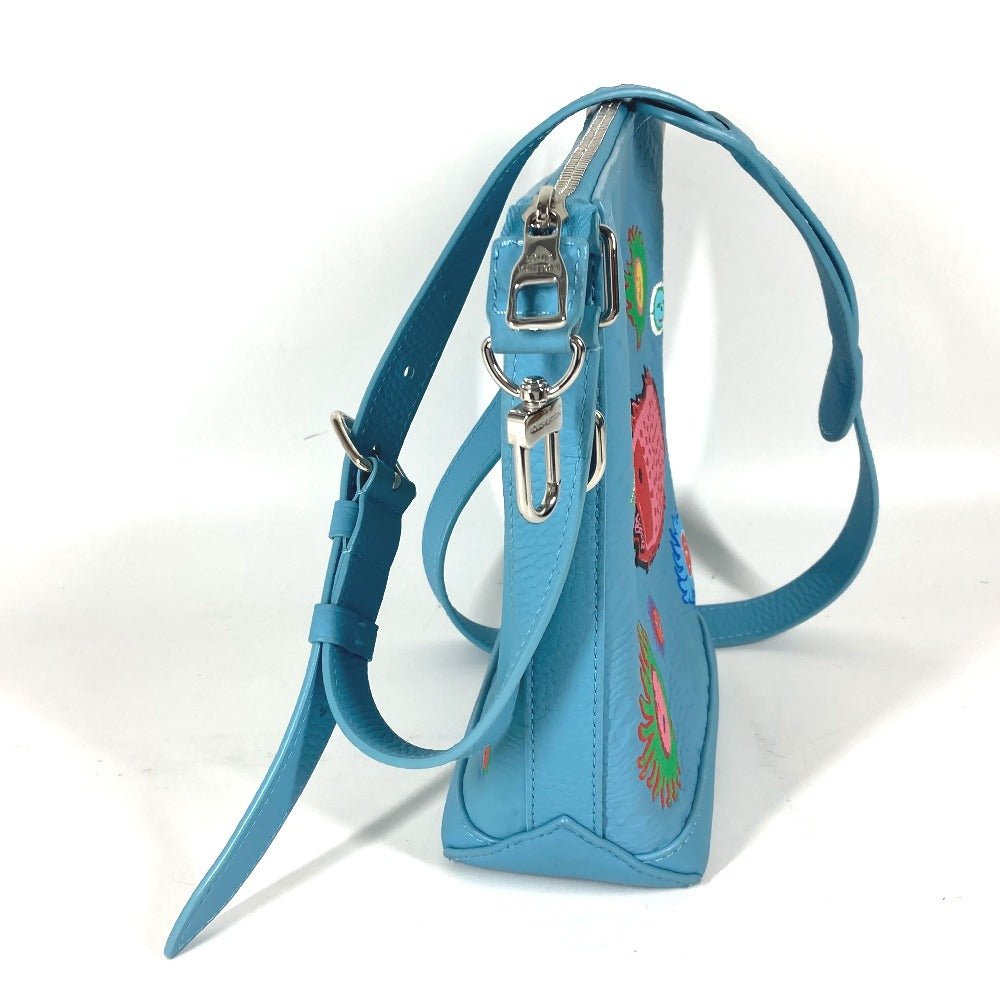 LOUIS VUITTON Shoulder Bag M21716 Taurillon Clemence Leather blue LVxYK Monogram Taurillon Clemence Hobo Cruiser | AlmaBagz - Image 2