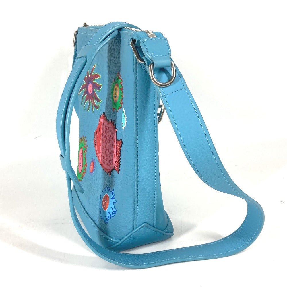 LOUIS VUITTON Shoulder Bag M21716 Taurillon Clemence Leather blue LVxYK Monogram Taurillon Clemence Hobo Cruiser | AlmaBagz - Image 3