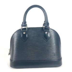 LOUIS VUITTON Shoulder Bag M81945 Epi Leather black Epi Nano Alma | AlmaBagz
