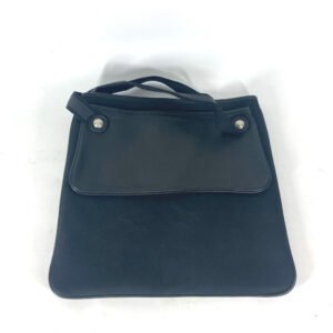 HERMES Shoulder Bag leather black Mrs. hippies | AlmaBagz
