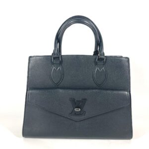 LOUIS VUITTON Handbag M55845 Grain Calfskin Leather black Tote Bag Shoulder Bag Rock Me Tote PM | AlmaBagz