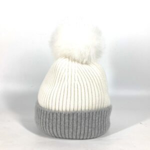 LOUIS VUITTON Knit hat M79255 Cashmere, Rabbit white LV SKI LV Cold Spark Beanie | AlmaBagz