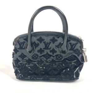 LOUIS VUITTON Handbag M40770 Patent leather black Monogram Vernis LockitBB Booklet | AlmaBagz