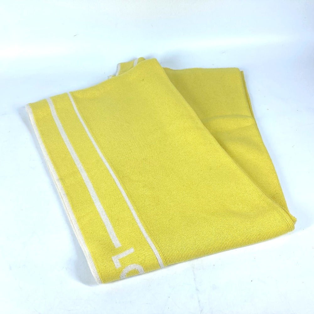 LOUIS VUITTON Scarf Cotton, Cashmere yellow LVCUP Louis Vuitton Cup logo | AlmaBagz