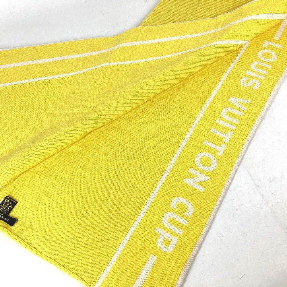 LOUIS VUITTON Scarf Cotton, Cashmere yellow LVCUP Louis Vuitton Cup logo | AlmaBagz - Image 8