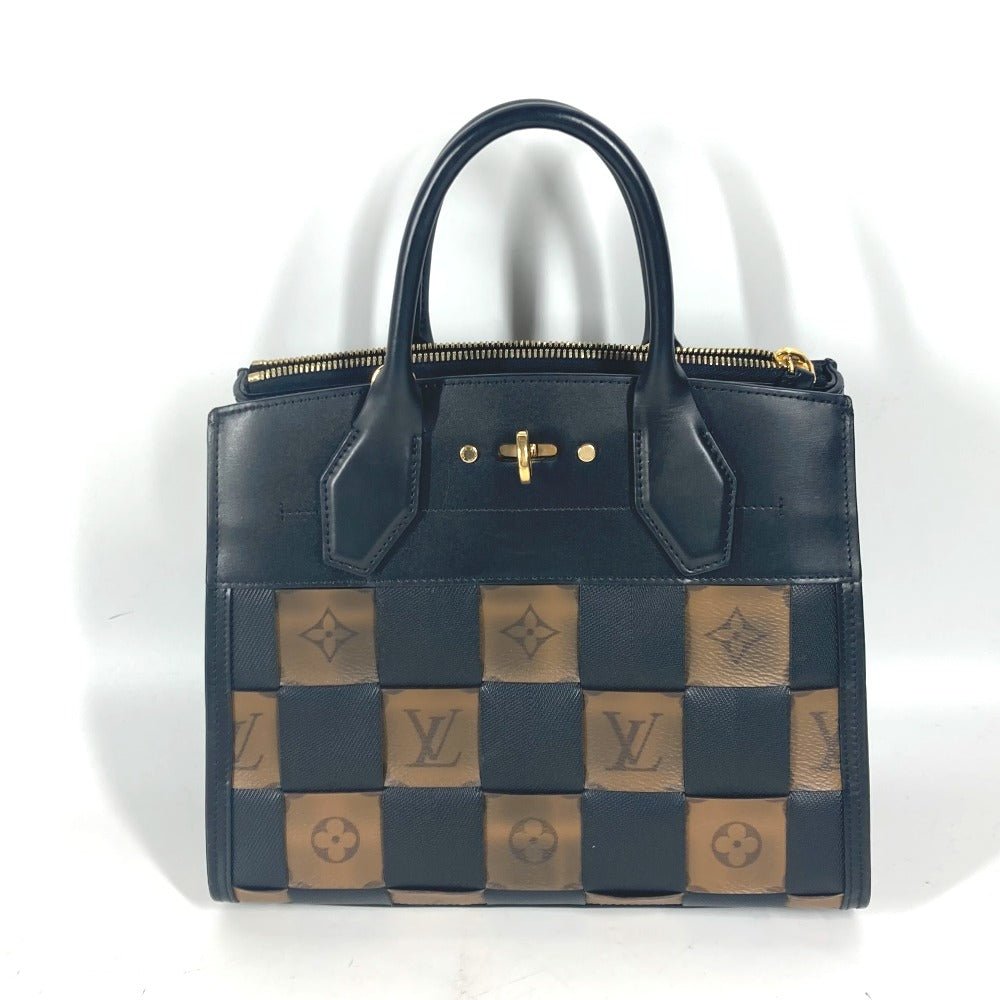 LOUIS VUITTON Shoulder Bag M53252 leather Brown Monogram reverse City Steamer PM | AlmaBagz - Image 3
