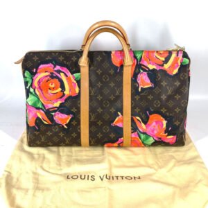 LOUIS VUITTON Boston Duffel bag M48605 Monogram canvas Brown Monogram Rose Keepall 50 | AlmaBagz