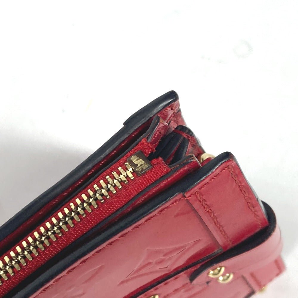 LOUIS VUITTON Shoulder Bag M54181 Monogram Vernis Red Monogram Vernis Petite Mar | AlmaBagz - Image 9