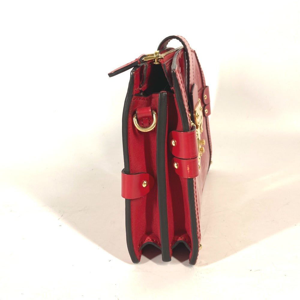 LOUIS VUITTON Shoulder Bag M54181 Monogram Vernis Red Monogram Vernis Petite Mar | AlmaBagz - Image 4