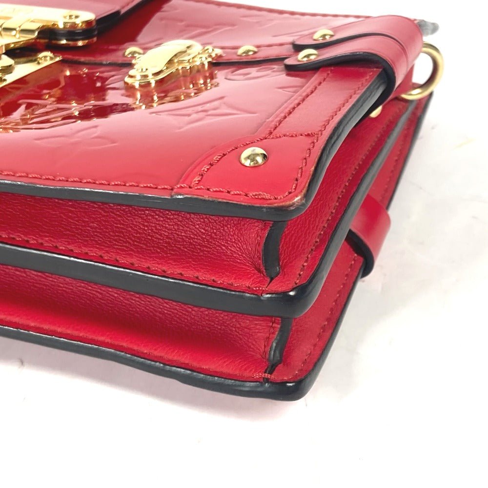 LOUIS VUITTON Shoulder Bag M54181 Monogram Vernis Red Monogram Vernis Petite Mar | AlmaBagz - Image 6