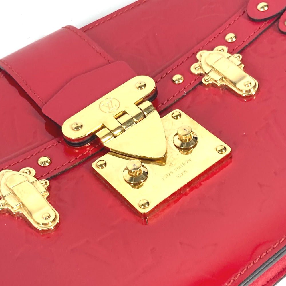 LOUIS VUITTON Shoulder Bag M54181 Monogram Vernis Red Monogram Vernis Petite Mar | AlmaBagz - Image 8