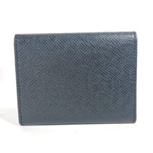 LOUIS VUITTON Card Case M64595 Taiga Leather black Taiga Card Case Envelope Carte de Visite NM | AlmaBagz