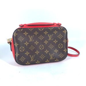 LOUIS VUITTON Shoulder Bag M43556 Monogram canvas Red Monogram Saintonge | AlmaBagz