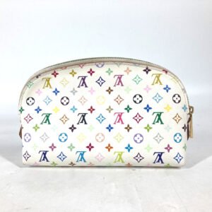 LOUIS VUITTON Pouch M47354 Monogram multicolor canvas white Monogram multicolor Pochette Cosmetic | AlmaBagz