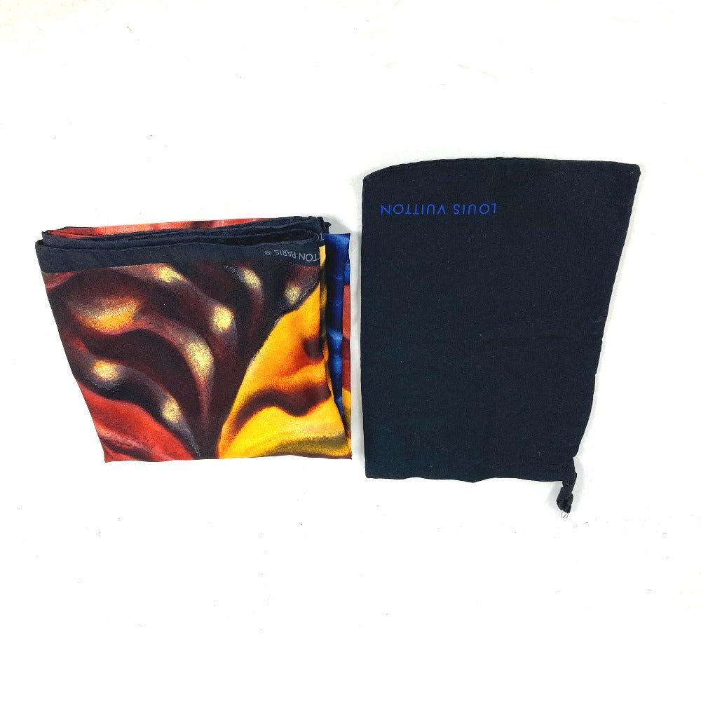 LOUIS VUITTON scarf silk black Sandro Chia | AlmaBagz - Image 13