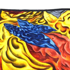 LOUIS VUITTON scarf silk black Sandro Chia | AlmaBagz