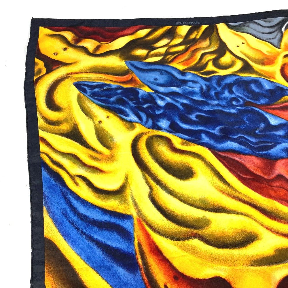 LOUIS VUITTON scarf silk black Sandro Chia | AlmaBagz - Image 2