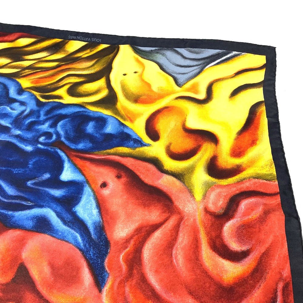 LOUIS VUITTON scarf silk black Sandro Chia | AlmaBagz - Image 3