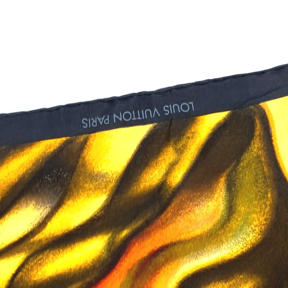 LOUIS VUITTON scarf silk black Sandro Chia | AlmaBagz - Image 4