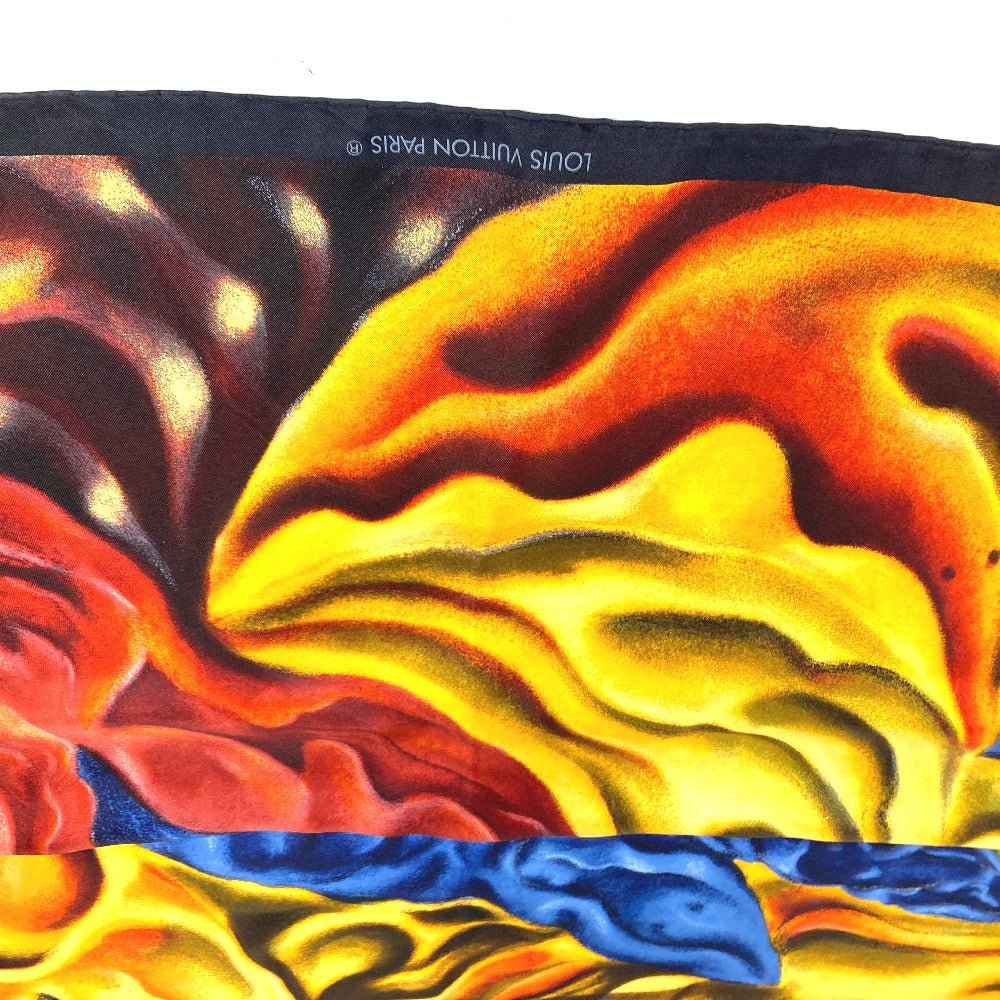 LOUIS VUITTON scarf silk black Sandro Chia | AlmaBagz - Image 6