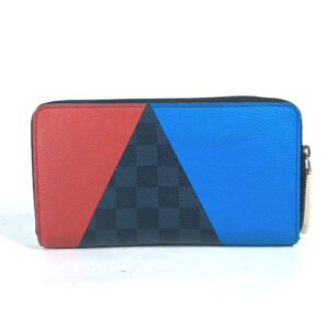 LOUIS VUITTON Long Wallet Purse N41631 Damier Grafitto Canvas black America's Cup Limited Edition Damier Graphite Zippy Organizer | AlmaBagz