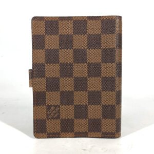 LOUIS VUITTON Notebook cover R20700 Damier canvas Brown Damier Agenda PM | AlmaBagz