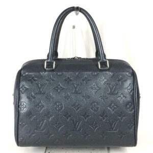 LOUIS VUITTON Handbag M43740 Monogram Ann Platt Leather Navy Monogram Ann Platt Speedy bandouliere25 NM | AlmaBagz