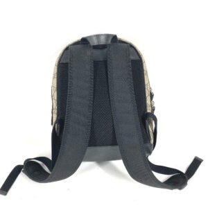 GUCCI Backpack 429020 GG Supreme canvas, leather beige GG Supreme Backpack | AlmaBagz