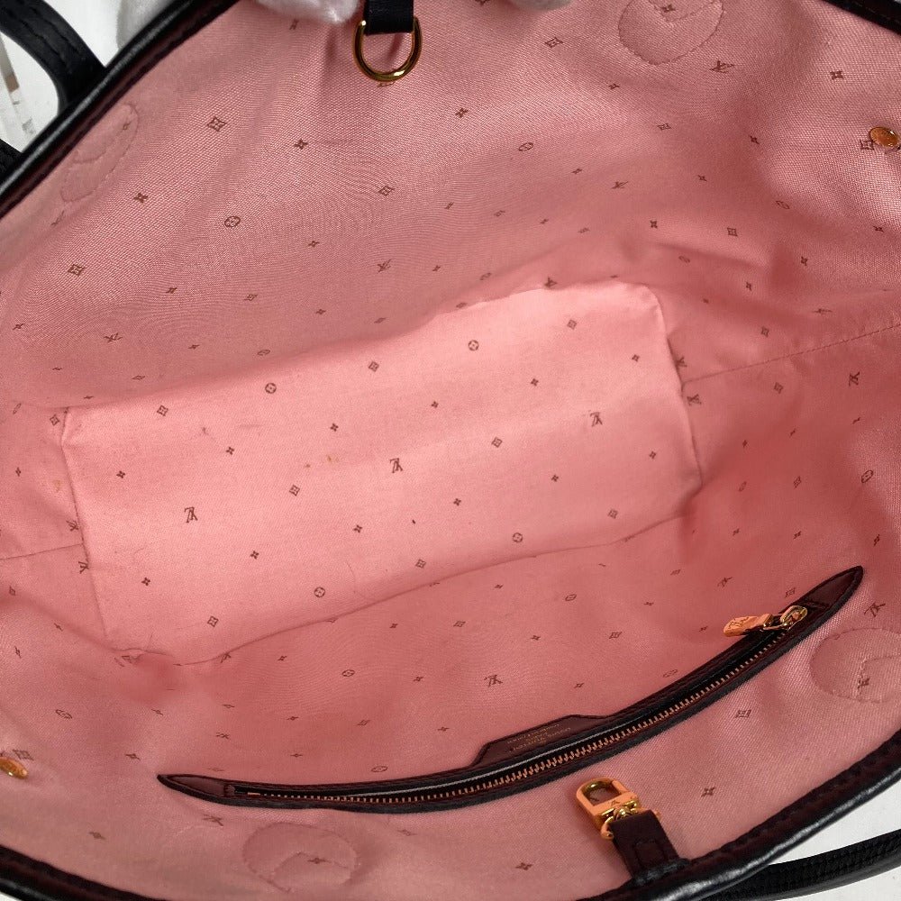 LOUIS VUITTON Shoulder Bag M46137 Leather / coated canvas black Monogram Neverfull MM | AlmaBagz - Image 7