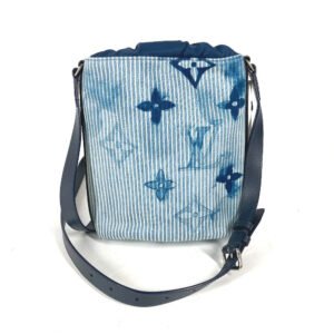 LOUIS VUITTON Shoulder Bag M57830 Leather / canvas blue Monogram water color Sac Maran | AlmaBagz