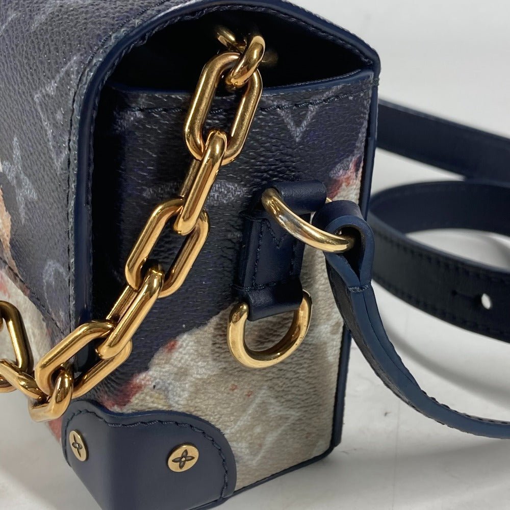 LOUIS VUITTON Shoulder Bag M82900 Monogram canvas Navy monogram bleach steamer wearable wallet | AlmaBagz - Image 12