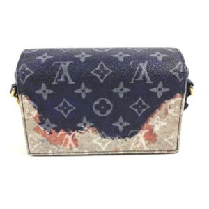 LOUIS VUITTON Shoulder Bag M82900 Monogram canvas Navy monogram bleach steamer wearable wallet | AlmaBagz