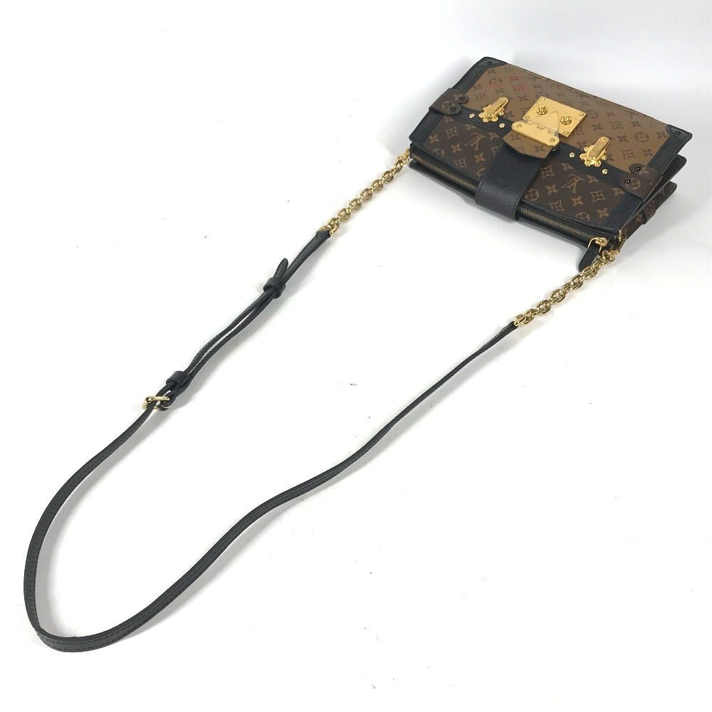 LOUIS VUITTON Shoulder Bag M43596 Monogram reverse canvas beige Monogram reverse Trunk clutch | AlmaBagz - Image 4