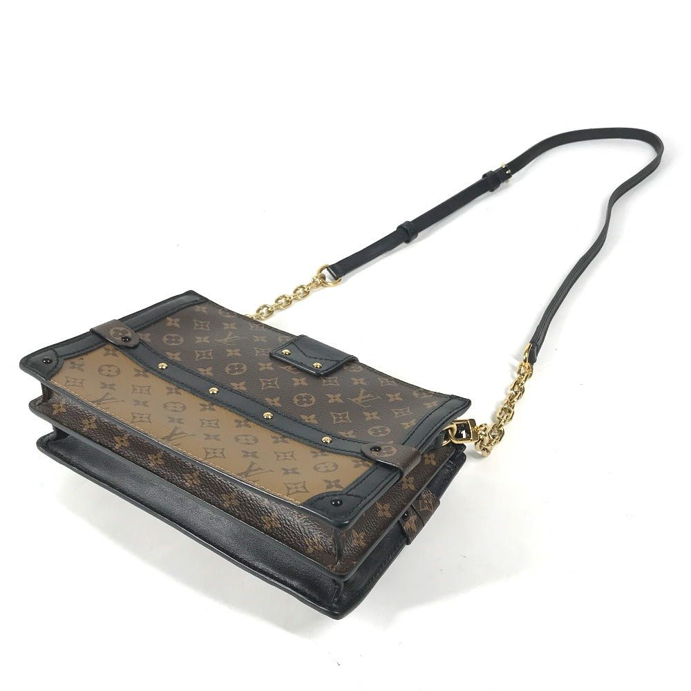 LOUIS VUITTON Shoulder Bag M43596 Monogram reverse canvas beige Monogram reverse Trunk clutch | AlmaBagz - Image 5