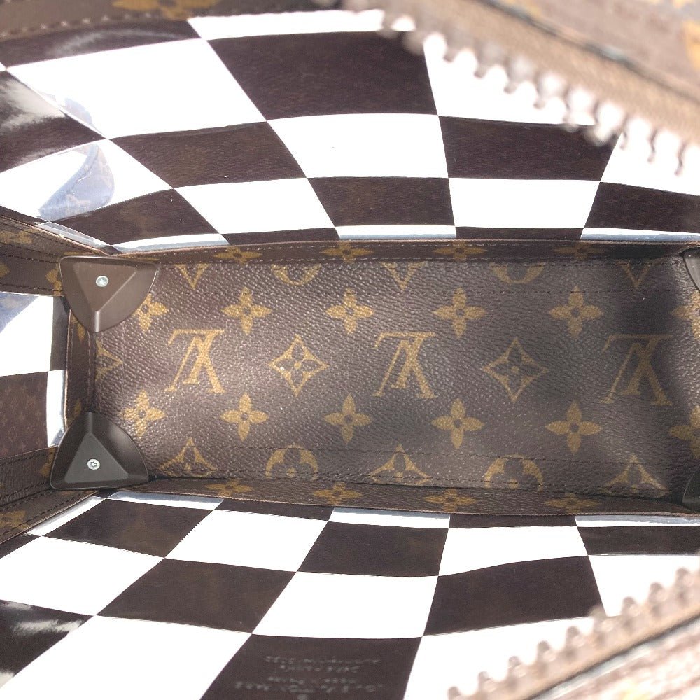 LOUIS VUITTON Shoulder Bag M20871 Canvas, PVC Brown monogram chess Slim soft trunk | AlmaBagz - Image 9