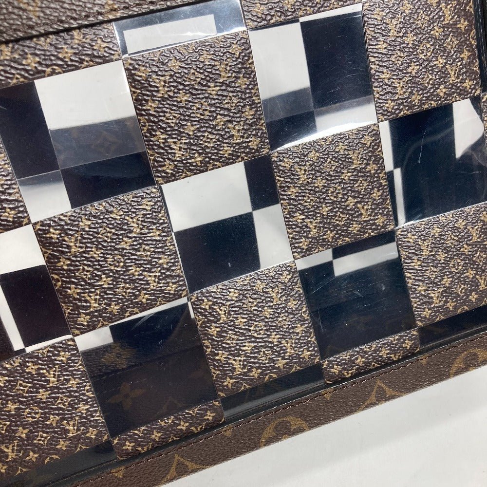 LOUIS VUITTON Shoulder Bag M20871 Canvas, PVC Brown monogram chess Slim soft trunk | AlmaBagz - Image 13