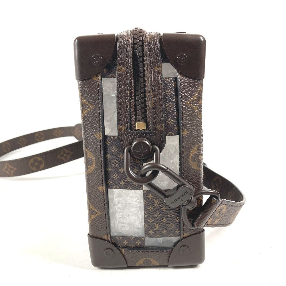 LOUIS VUITTON Shoulder Bag M20871 Canvas, PVC Brown monogram chess Slim soft trunk | AlmaBagz - Image 3