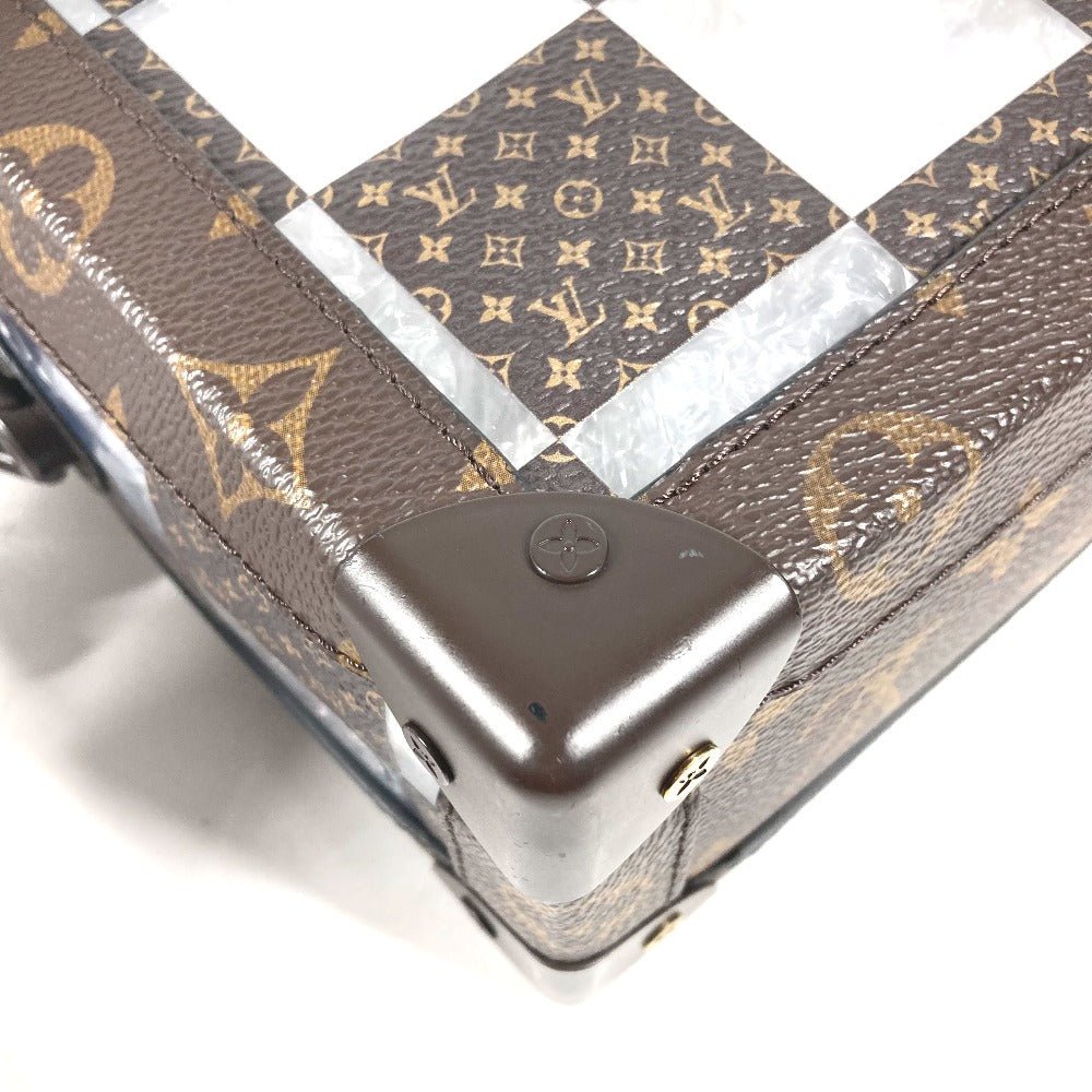 LOUIS VUITTON Shoulder Bag M20871 Canvas, PVC Brown monogram chess Slim soft trunk | AlmaBagz - Image 6