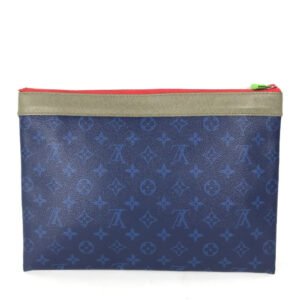 LOUIS VUITTON Clutch bag M63047 Monogram canvas blue Monogram Pacific Pochette Apollo | AlmaBagz