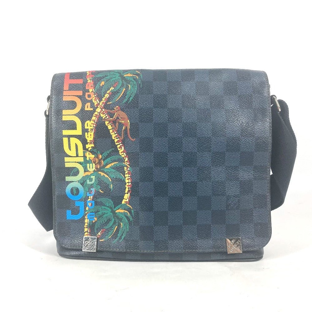 LOUIS VUITTON Shoulder Bag N50005 Damier Cobalt Canvas Navy Damier Cobalt District PM mens(Unisex) Used | AlmaBagz - Image 18