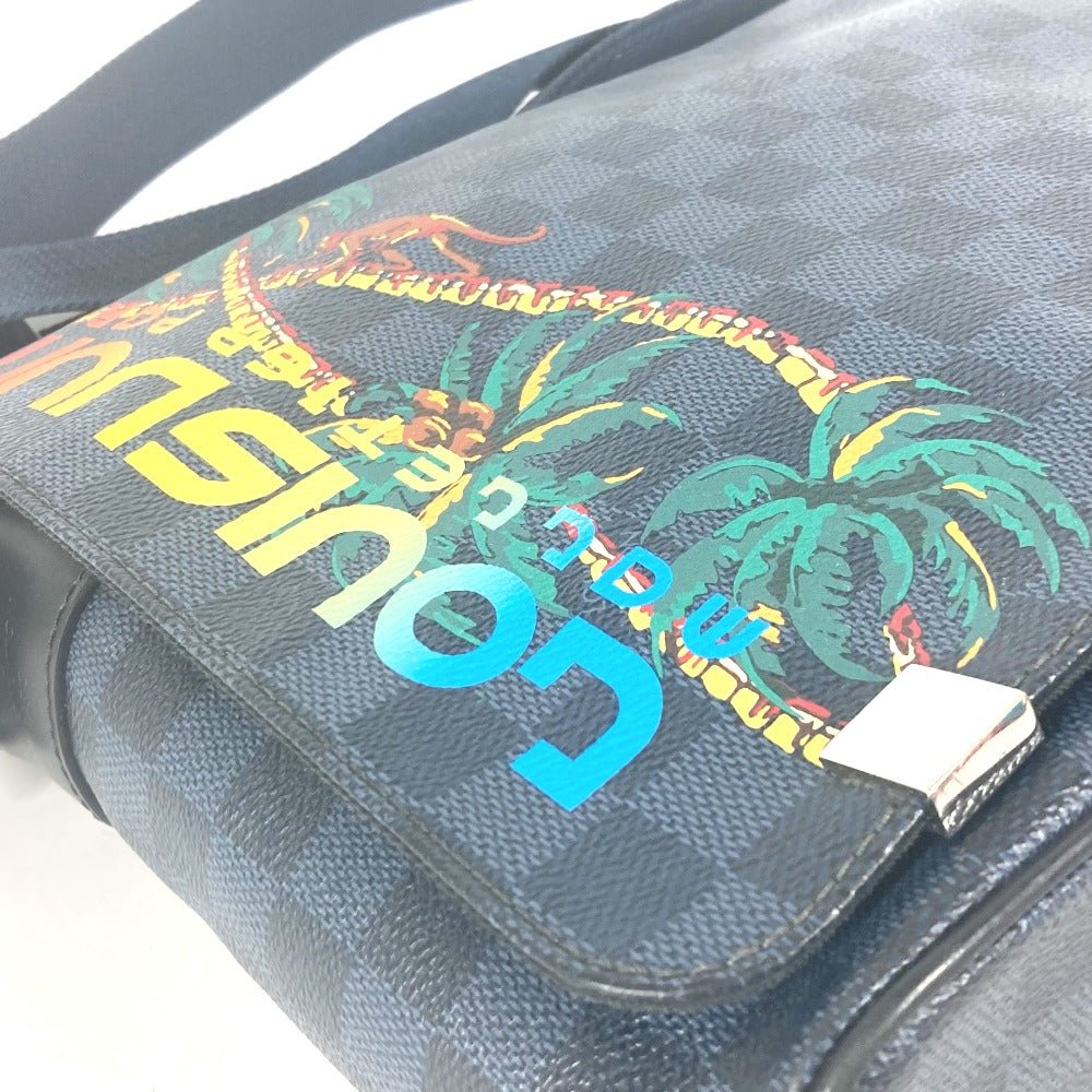 LOUIS VUITTON Shoulder Bag N50005 Damier Cobalt Canvas Navy Damier Cobalt District PM mens(Unisex) Used | AlmaBagz - Image 10