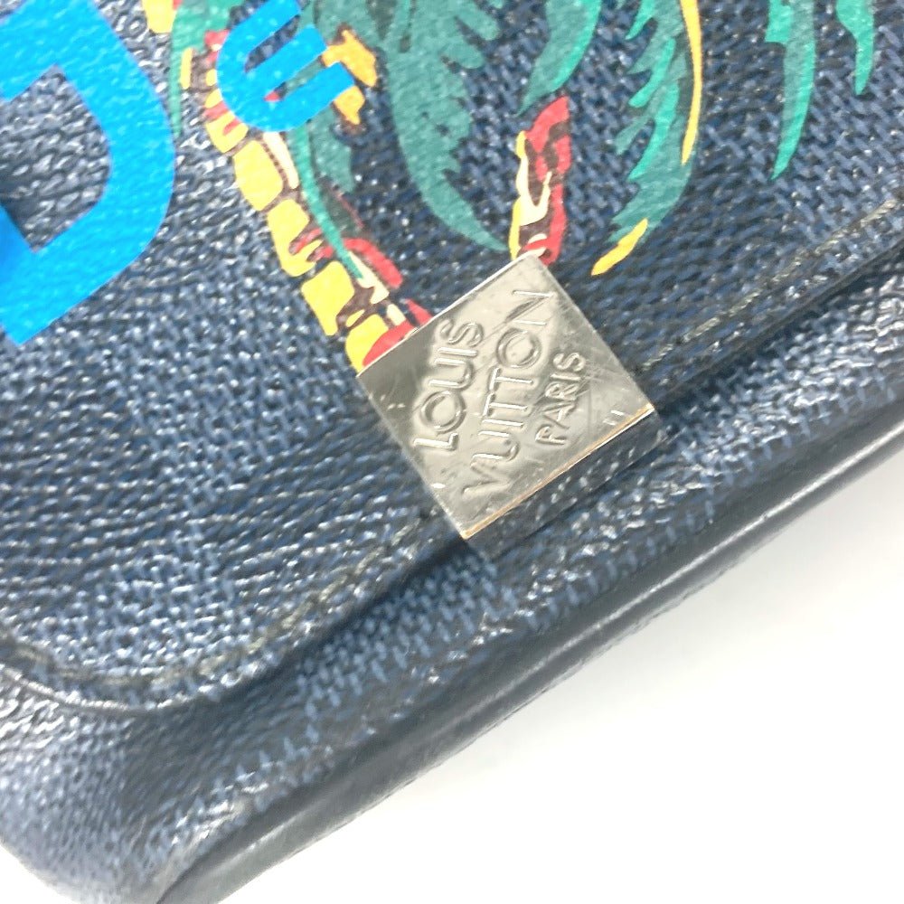 LOUIS VUITTON Shoulder Bag N50005 Damier Cobalt Canvas Navy Damier Cobalt District PM mens(Unisex) Used | AlmaBagz - Image 6