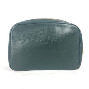 LOUIS VUITTON Pouch M30304 Taiga Leather green Taiga Accessory pouch Women(Unisex) Used | AlmaBagz