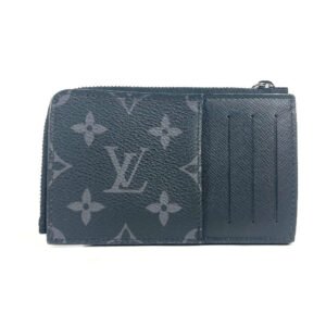LOUIS VUITTON Folded wallet M81568 Monogram Eclipse Canvas black Monogram Eclipse hybrid wallet unisex(Unisex) Used | AlmaBagz
