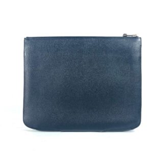 HERMES Clutch bag Epsom black logo City Hall business bag PM unisex(Unisex) Used | AlmaBagz