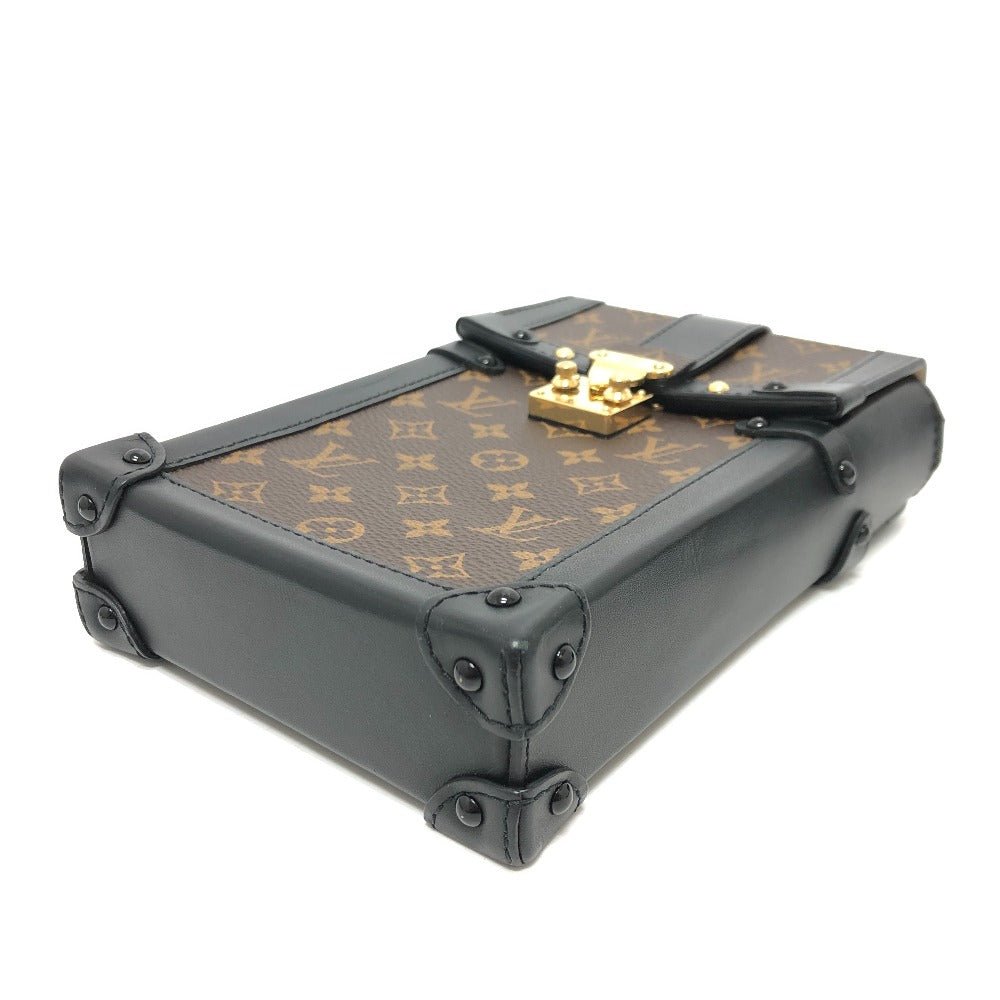 LOUIS VUITTON Shoulder Bag M63913 Monogram canvas Brown Monogram Pochette Trunk Vertical unisex(Unisex) Used | AlmaBagz - Image 4