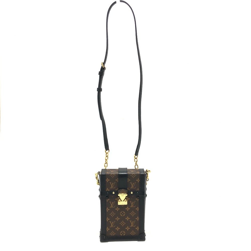 LOUIS VUITTON Shoulder Bag M63913 Monogram canvas Brown Monogram Pochette Trunk Vertical unisex(Unisex) Used | AlmaBagz - Image 6