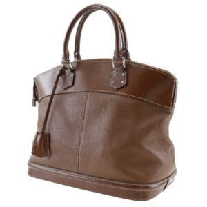 LOUIS VUITTON Handbag M91889 Goatskin Brown Suhari LockitMM | AlmaBagz
