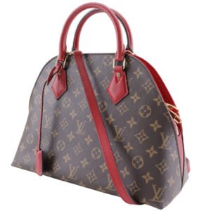 LOUIS VUITTON Handbag M41779 Monogram canvas Brown / red Almabag Into | AlmaBagz